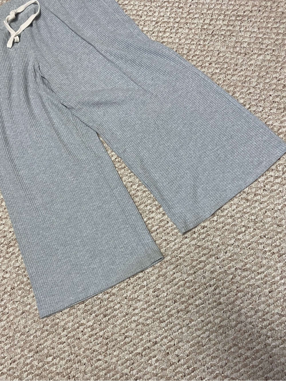 AERIE WAFFLE KNIT WIDE LEG PANTS - XXL - Picture 3 of 6